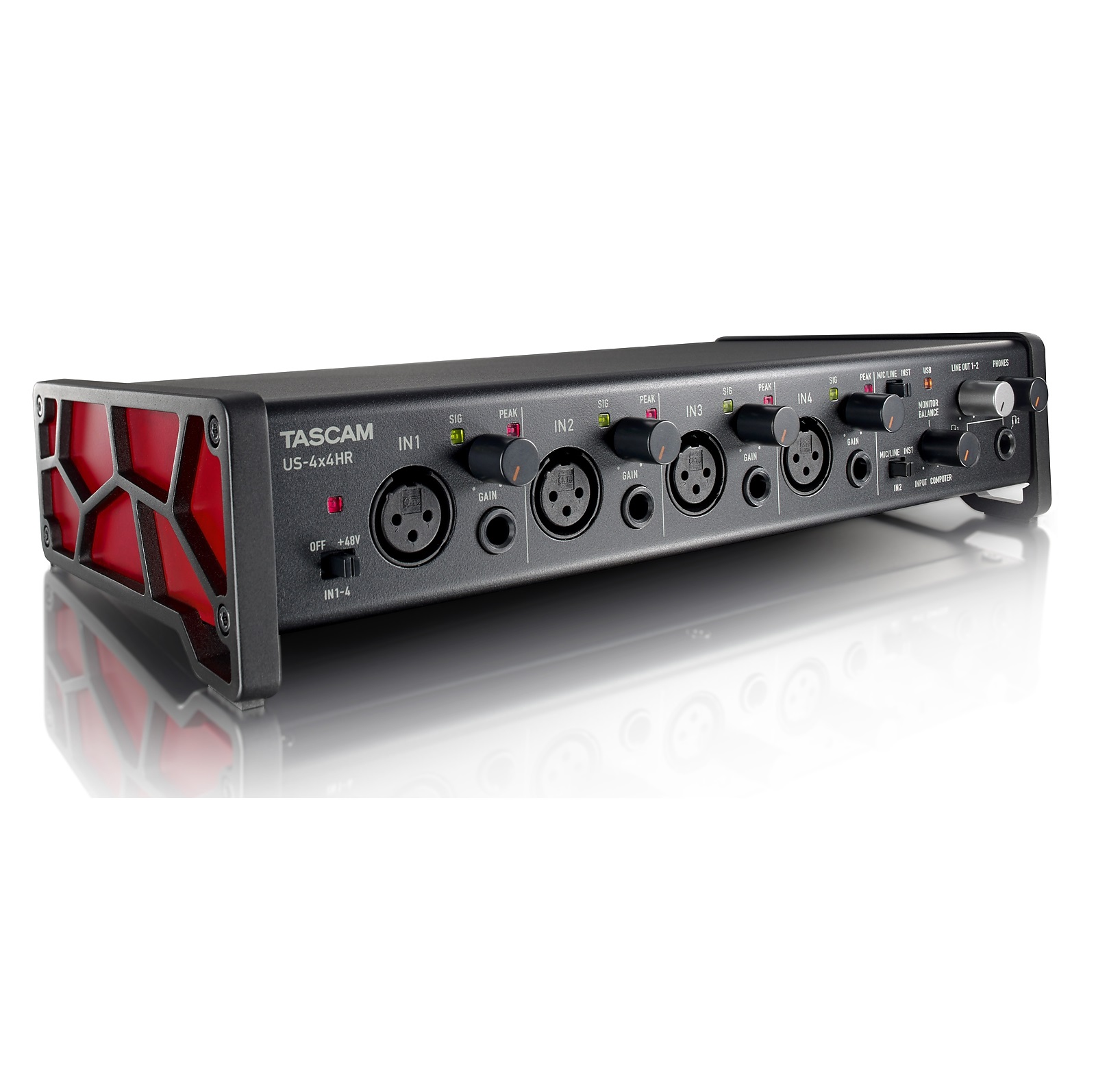AUDIOIBIZA TARJETA SONIDO USB TASCAM US 4X4HR 1